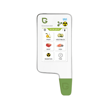 Сенсорне меню Greentest ECO 4F для нітратів і радіації